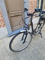 Elektrische Fiets (met batterij) Minerva Bruin, Fietsen en Brommers, Elektrische fietsen, Ophalen, Gebruikt