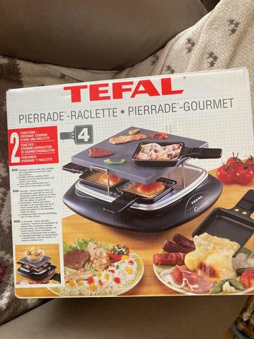 Tefal pierrade-raclette/pierrade- gourmet, Electroménager, Enlèvement, Utilisé