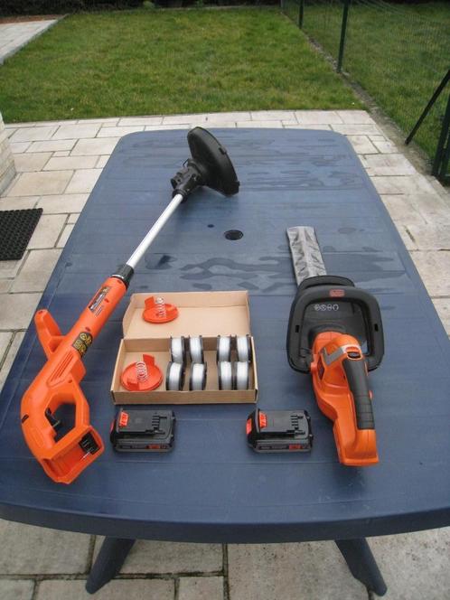 BLACK+DECKER 18 volts, Tuin en Terras, Grastrimmers, Zo goed als nieuw, Accu, Ophalen