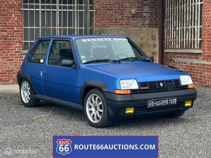 Renault 5 GT Turbo | 1988 | Route 66 Auctions, Autos, Oldtimers & Ancêtres, Entreprise, Achat, Renault, Essence, Autre carrosserie