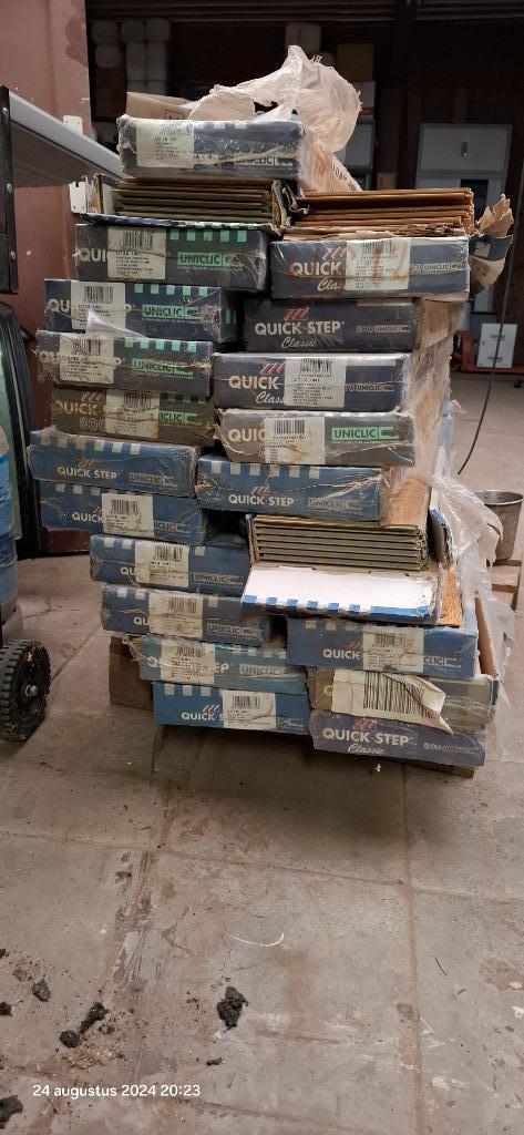 Laminaat Quickstep uniclic, Doe-het-zelf en Bouw, Vloerdelen en Plavuizen, Nieuw, Laminaat, Ophalen