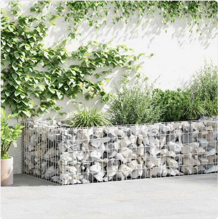 Plantenbak 180x90x50 cm gegalvaniseerd staal, NIEUW, Tuin en Terras, Bloembakken en Plantenbakken, Nieuw, Metaal, Balkon, Tuin
