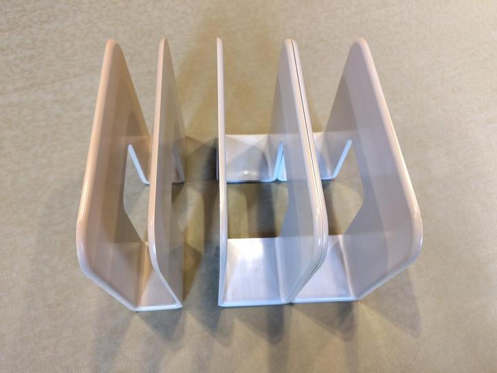 Vintage Gustavsberg modulair platen- of tijdschriftenrek, Huis en Inrichting, Woonaccessoires | Krantenbakken en Lectuurbakken