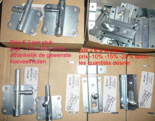 Slot/TARGETTE/verzinkt staal/Sloten/Targetten/verzinkt staal, Doe-het-zelf en Bouw, Raamkozijnen en Schuifdeuren, Zo goed als nieuw