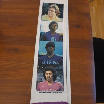 Echarpe/Sjaal Rsc Anderlecht 79/80, Enlèvement ou Envoi, Neuf, Accessoires de club