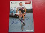 wielerkaart 1985 team carrera giancarlo perini  signe, Comme neuf, Envoi