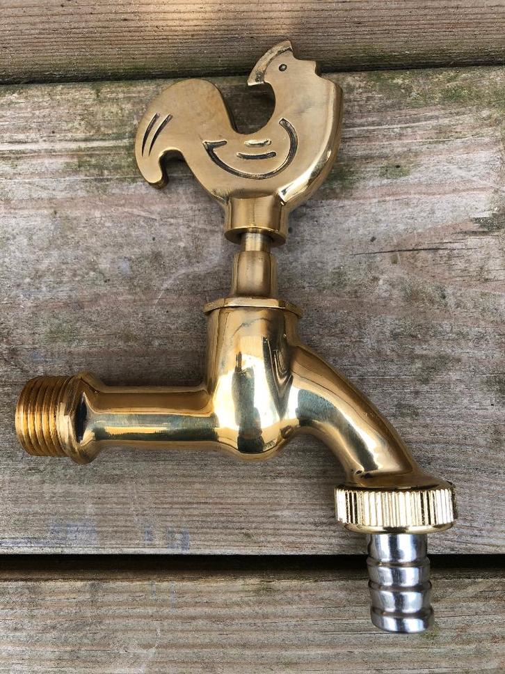 Robinet d'eau avec crochet pour fontaines de jardin, Jardin & Terrasse, Pièces d'eau & Fontaines, Autres types, Enlèvement ou Envoi