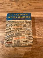 Le jeu amusant des petites annonces, Enlèvement ou Envoi, Comme neuf