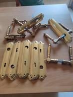 Vijf sets deurklinken., Doe-het-zelf en Bouw, Hang- en Sluitwerk, Ophalen, Slot