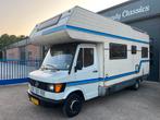 Mercedes 410D camper 1990, Caravans en Kamperen, Chemisch toilet, Standaard zit, Alkoof, Luifel