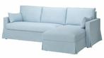 IKEA - Housse HYLTARP Méridienne 3 Places Kilanda Bleu Pâle, Maison & Meubles, Canapés | Salons, Trois personnes, Banc d'angle
