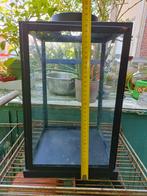 Zwarte kaarsen houder / kastje, Ophalen, Gebruikt, 25 tot 50 cm, Zwart