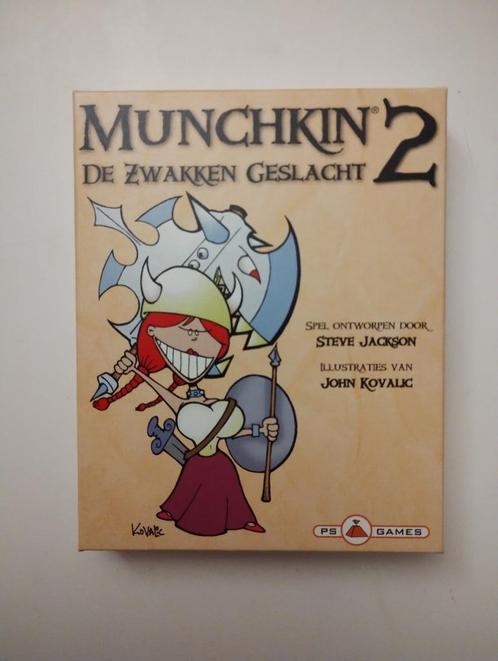 Munchkin 2, volledig in prima staat in het Nederlands., Hobby en Vrije tijd, Gezelschapsspellen | Kaartspellen, Zo goed als nieuw