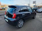 Nissan Micra Teckna 1200 essence 107000km "Moto46", Voorwielaandrijving, Stof, Zwart, 5 deurs