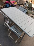 Tuintafel of terras met 4 stoelen, Ophalen, Nieuw