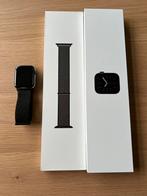 Apple Watch Series 6 44mm Stainless steel with cellular, Bijoux, Sacs & Beauté, Montres connectées, La vitesse, Noir, Enlèvement