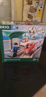 BRIO World: rail & road travel set, Ophalen of Verzenden, Zo goed als nieuw