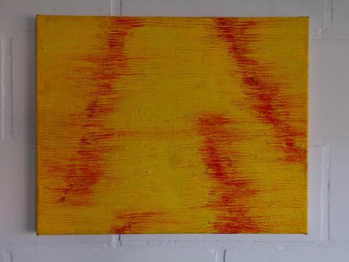 Versmelting - abstract schilderij 40x50cm, Antiek en Kunst, Kunst | Schilderijen | Abstract, Ophalen