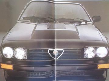 Brochure des Alfa Romeo GTV 2.0 et 2.5 V6