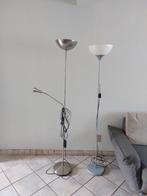 2 staanlampen (met lamp), Maison & Meubles, Lampes | Lampadaires, Synthétique, Modern, 150 à 200 cm, Enlèvement