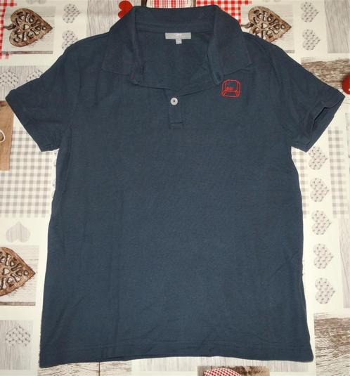 170 15 jaar polo JBC marine blauw korte mouwen ESC, Kinderen en Baby's, Kinderkleding | Maat 170, Jongen, Shirt of Longsleeve