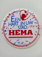 Vintage Sticker - Hema Gent - Een Hart in uw Stad, Verzamelen, Ophalen of Verzenden, Zo goed als nieuw, Winkel of Supermarkt