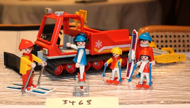 Playmobil 3469 Sneeuwruimer & Skiërs (vintage 1984), Kinderen en Baby's, Speelgoed | Playmobil, Gebruikt, Complete set, Ophalen of Verzenden