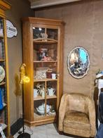 Grande vitrine d'angle en pin, Maison & Meubles, Enlèvement