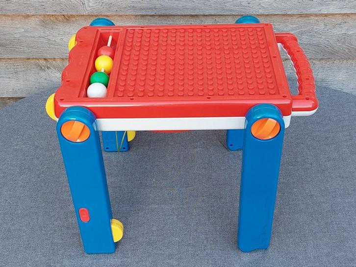 Retro loopwagen / bouwtafel / activiteitenbord, Enfants & Bébés, Jouets | Tables de jeux, Utilisé, Enlèvement ou Envoi