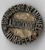 Unieke Oude stempel BRASSERIE ST MICHEL HUMBEEK-A. HORCKMANS, Ophalen of Verzenden