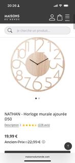 Horloge maison du monde, Huis en Inrichting, Woonaccessoires | Klokken, Ophalen, Zo goed als nieuw