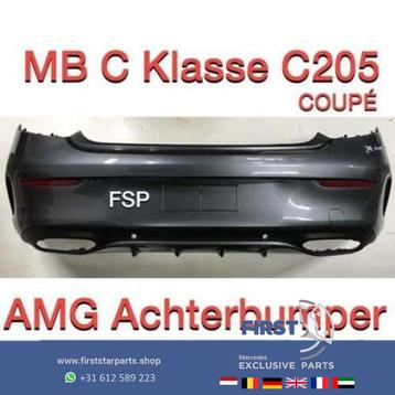 C205 AMG Achterbumper + Diffuser compleet Mercedes C Klasse disponible aux enchères