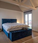 Electrisch kingsizebed & opbergbox, Ophalen, Blauw