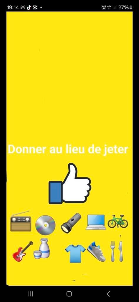 A donné  gratuitement, Diversen, Overige Diversen, Zo goed als nieuw, Ophalen