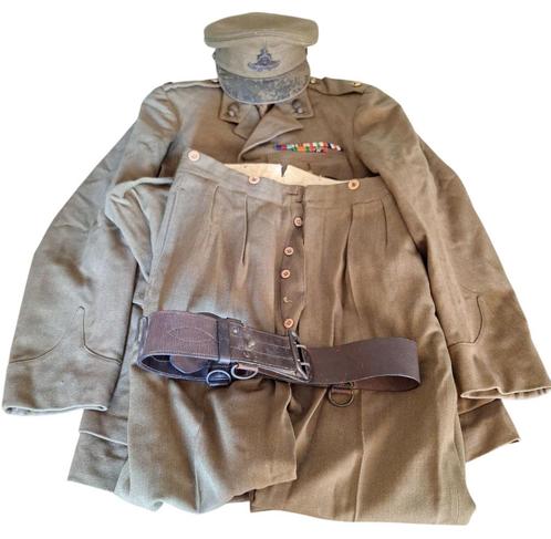 britse ww2 uniform set in gebruikte staat, Verzamelen, Militaria | Tweede Wereldoorlog, Ophalen of Verzenden