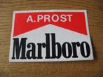 Vintage Sticker A. Prost Marlboro F1 Formule 1, Collections, Autocollants, Voiture ou Moto, Enlèvement ou Envoi, Neuf