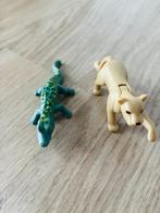 Playmobil Leeuw en krokodil, Ophalen of Verzenden, Zo goed als nieuw, Complete set