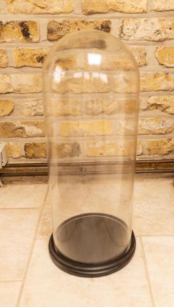 glazen stolp beschikbaar voor biedingen