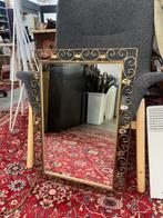 Miroir vintage en métal doré, Ophalen of Verzenden