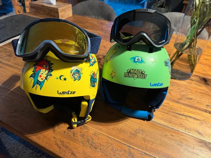 Skihelm met skibril - maat Small - 2 sets, Sports & Fitness, Ski & Ski de fond, Comme neuf, Vêtements, Enlèvement ou Envoi