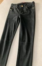 Skinny broek m15 7 for all mankind, zeemvelstof, Zwart, Ophalen of Verzenden, W27 (confectie 34) of kleiner, Gedragen