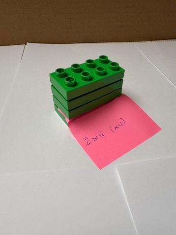 Lego Duplo 2x4 plaques, Enlèvement ou Envoi, Comme neuf, Briques en vrac, Duplo