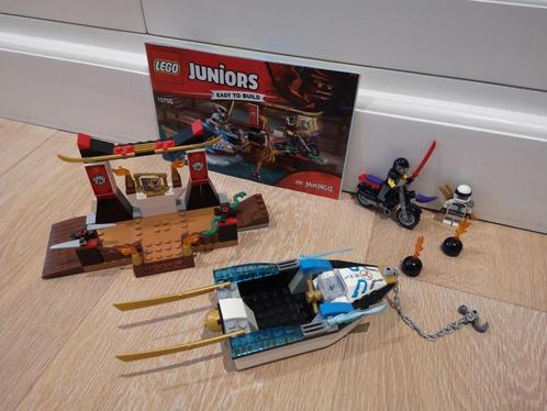 LEGO JUNIORS 10755 – Zane's bootachtervolging, Kinderen en Baby's, Speelgoed | Duplo en Lego, Zo goed als nieuw, Lego, Complete set
