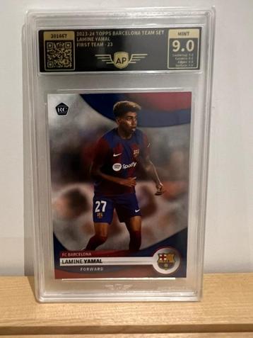 Topps card - fc Barcelona - lamine yamal - AP 9.0 graded Psa beschikbaar voor biedingen