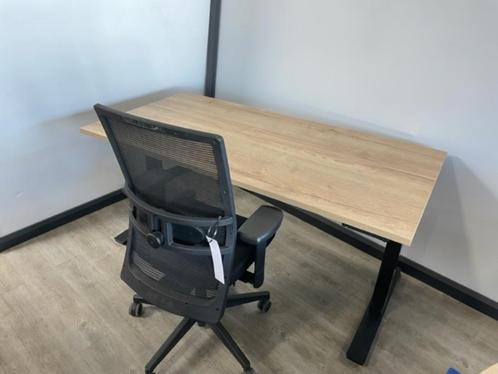 zit sta bureau hand slinger verstelbaar zwart, Computers en Software, Laptoptafels, Gebruikt, Ophalen