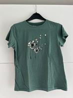 Groene T-shirt met bloempjes, Vêtements | Femmes, T-shirts, Taille 42/44 (L), Manches courtes, Enlèvement ou Envoi, Comme neuf