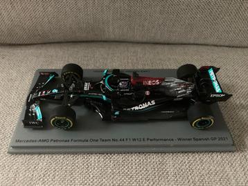  Lewis Hamilton 1:43 Winner Spanish GP 2021 W12 F1 Spark beschikbaar voor biedingen