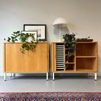 - Ensemble de 2 armoires de bureau vintage •Dana Denmark• -, Maison & Meubles, Armoires | Buffets, Enlèvement ou Envoi, Synthétique