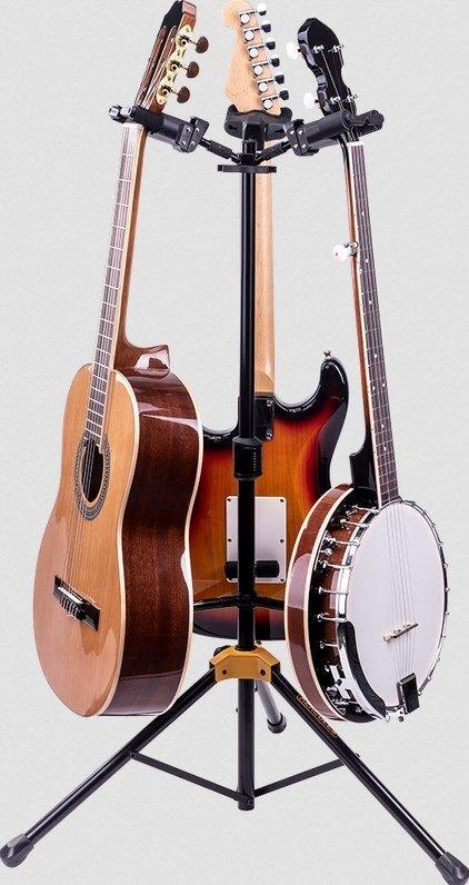 HERCULES STAND VOOR 3 GITAREN, Muziek en Instrumenten, Standaarden, Zo goed als nieuw, Gitaar, Ophalen of Verzenden