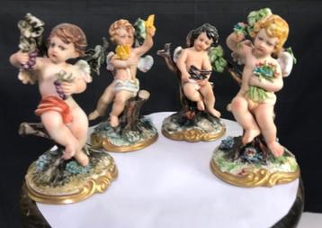 Capodimonte porseleinen beeldjes beschikbaar voor biedingen